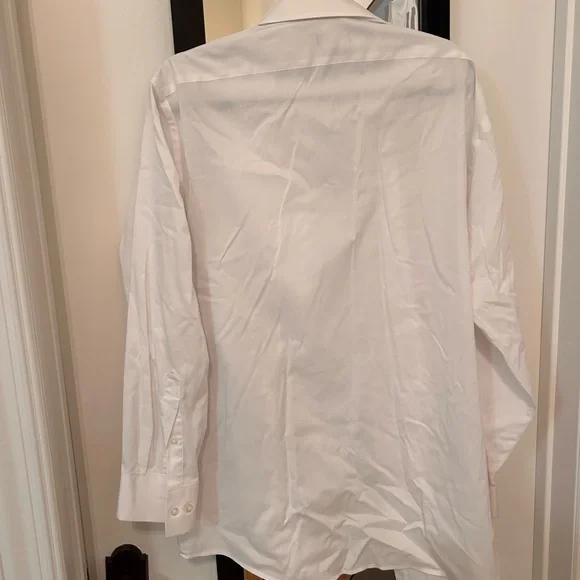 Van Heusen Regular Fit White Dress Shirt - Picture 5 of 7